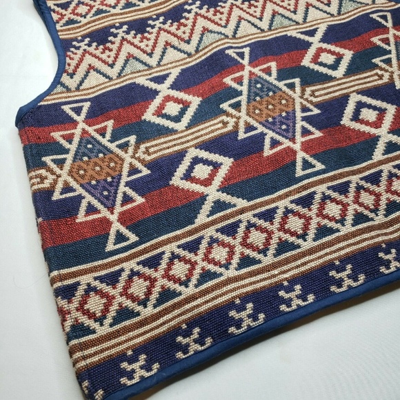 Aztec Southwest Print Vest Size P Small - Picture 4 of 8